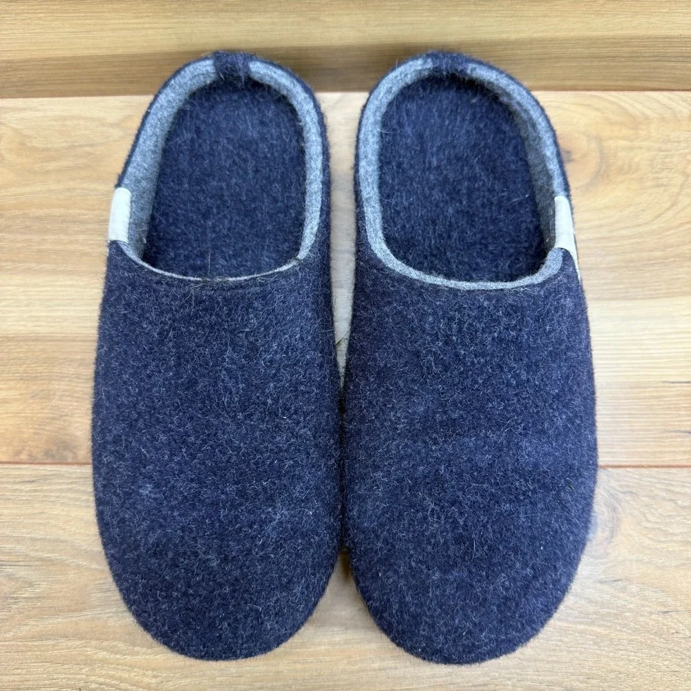 Gumbies Outback Slippers Mens 8 EU 41 Navy Blue Comfort Slip On
